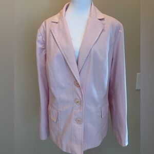 #146 So Pretty Dressbarn Light Pink Blazer. Size 16W